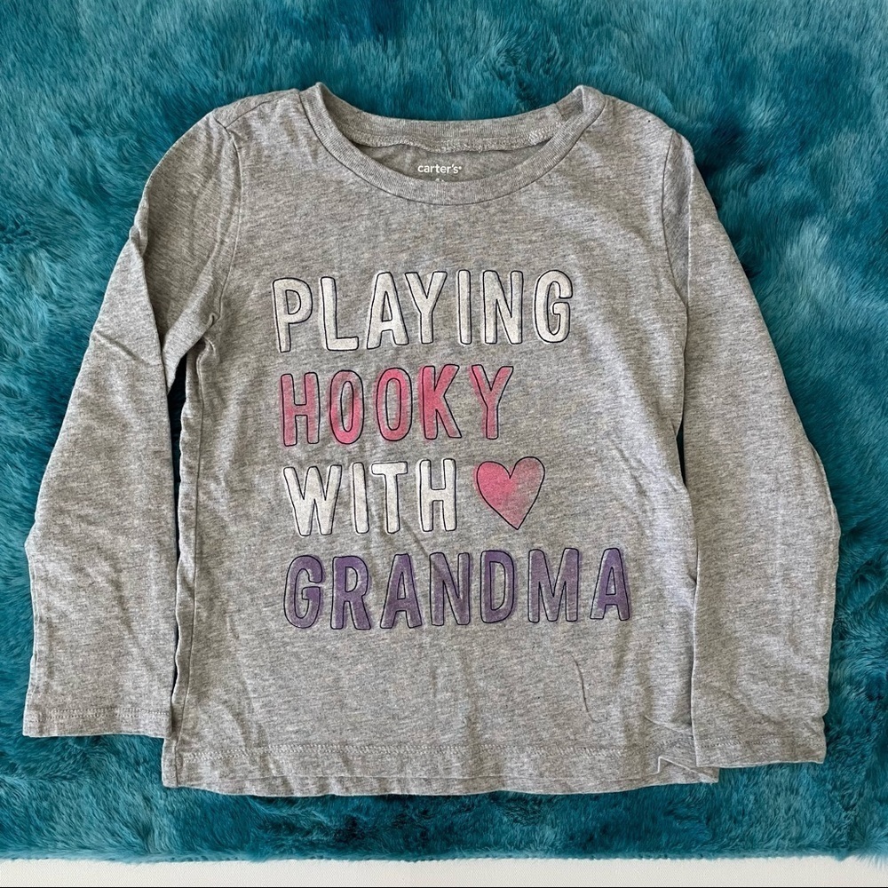 Carter’s Long Sleeve Graphic Tee Size 4T Toddler Girl